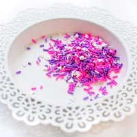 Pretty Pink Posh - Clay Embellishments - Love Sprinkles