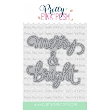 Pretty Pink Posh - Merry & Bright Script Die