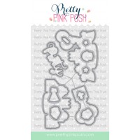 Pretty Pink Posh - Party Time Coordinating Die Set