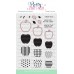 Pretty Pink Posh - Patterned Apples Coordinating Die Set