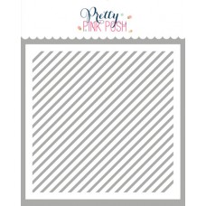 Pretty Pink Posh - Pinstripe Stencil