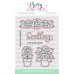 Pretty Pink Posh - Potted Roses Coordinating Die Set