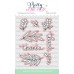 Pretty Pink Posh - Simple Thanks Stamp and Die Set