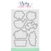 Pretty Pink Posh - Spring Blooms Stamp and Die Set
