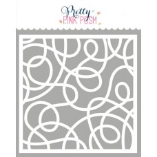 Pretty Pink Posh - Squiggles Stencil