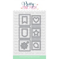 Pretty Pink Posh - Stacked Squares Dies Pretty Pink Posh - Stacked Squares Dies