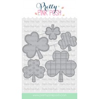 Pretty Pink Posh - Stitched Shamrocks Die Pretty Pink Posh - Stitched Shamrocks Die