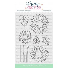 Pretty Pink Posh - Sunflowers Stencil