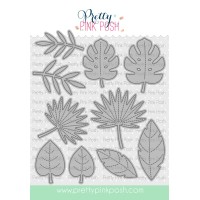 Pretty Pink Posh - Tropical Leaves Die
