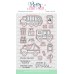 Pretty Pink Posh - Utility Vehicles Coordinating Die Set