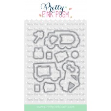 Pretty Pink Posh - Utility Vehicles Coordinating Die Set