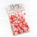Pretty Pink Posh - Valentine Hearts Clay Confetti