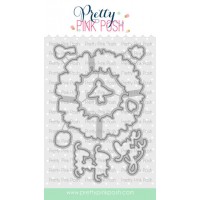 Pretty Pink Posh - Valentine Wreath Coordinating Dies