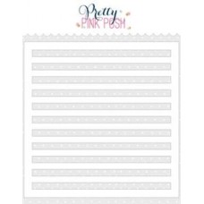Pretty Pink Posh - Wide Stripes Stencil