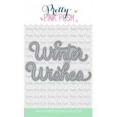 Pretty Pink Posh - Winter Wishes Script Die