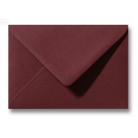 Envelop - 110 x 156 mm - Donkerrood