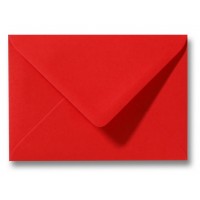 Envelope - 110 x 156 mm - Coral Red