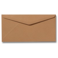 DL Envelope - 110 x 220 mm (slimline) - Brown