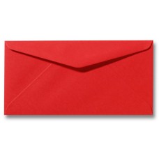 DL Envelope - 110 x 220 mm (slimline) - Coral Red