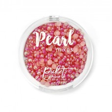 Picket Fence Studios - Gradient Flatback Pearls - Bright Pink and Coral