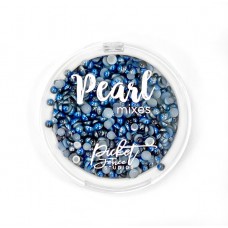 Picket Fence Studios - Gradient Flatback Pearls - Navy Blue and Charcoal Gray