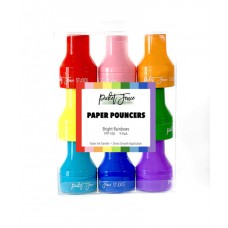 Picket Fence Studios - Paper Pouncers - Bright Rainbow (9 pcs)