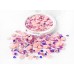 Picket Fence Studios - Pink Bottlecap Flowers Sequin Mix (SQ)