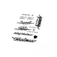 Pigment Craft Co. - Christmas Season Sentiments (stamp and die bundle)