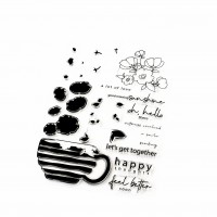 Pigment Craft Co. - Cup Of Happy (stamp and die bundle)