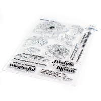 Pinkfresh Studio - Friendship Blooms stamp set 