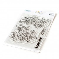 Pinkfresh Studio - Happy Blooms Floral stamp set
