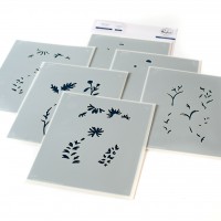 Pinkfresh Studio - Sweet Friend Floral layering stencils 