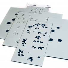 Pinkfresh Studio - English Garden layering stencil set 