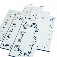 Pinkfresh Studio - Daisy Slimline Frame stencil set 