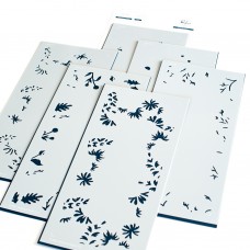 Pinkfresh Studio - Daisy Slimline Frame stencil set 