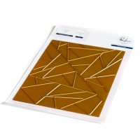 Pinkfresh Studio - Abstract Triangles hot foil plate 