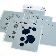 Pinkfresh Studio - Dahlia Bunch layering stencil set 