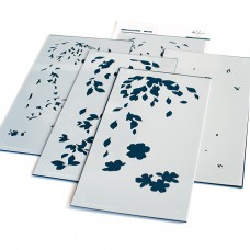Pinkfresh Studio - In the Meadow layering stencil set 