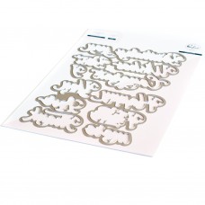 Pinkfresh Studio - Brushed Sentiments die set