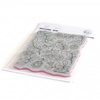 Pinkfresh Studio - Folk Garden 2 cling stamp 