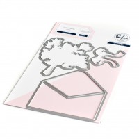 Pinkfresh Studio - Floral Envelope die