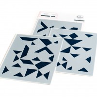 Pinkfresh Studio - Art Deco layering stencils 