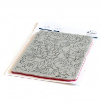 Pinkfresh Studio - Peony Print cling stamp 