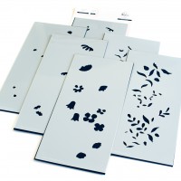 Pinkfresh Studio - Wildflower slimline layering stencil