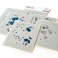 Pinkfresh Studio - Fancy Rose Bunch Stencils