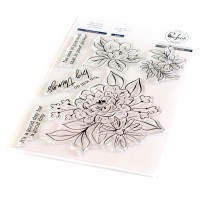 Pinkfresh Studio - Dreamy Florals Stamp