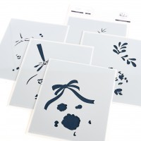 Pinkfresh Studio - Floral Bauble Stencil