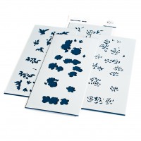 Pinkfresh Studio - Indigo Roses Stencils