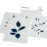 Pinkfresh Studio - Detailed Leaf Stencil