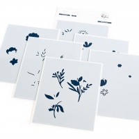 Pinkfresh Studio - Lovely Blooms Stencil